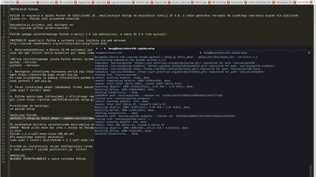 Ubuntu 14.04. Python: instalacja PySide [UB-PY-002] смотреть онлайн