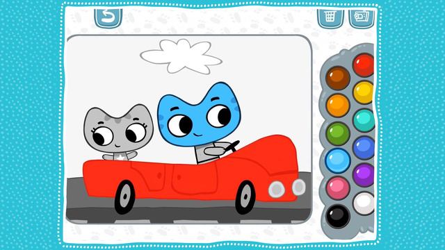 Kit^n^Kate! Let's draw for iOS (Available in U.S.) смотреть онлайн