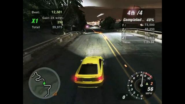 Sponsored Drift Race 1 Toyota Celica standart | NFS Underground 2 смотреть онлайн