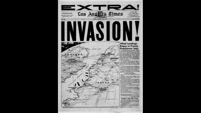 D-Day Invasion - June 6, 1944 - NBC Radio coverage of World War II смотреть онлайн