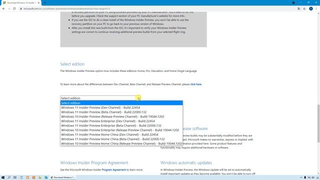 Скачиваем Windows 11 ISO Build 22000 (2021) и 22454 (2022) с официального сайта Майкрософт