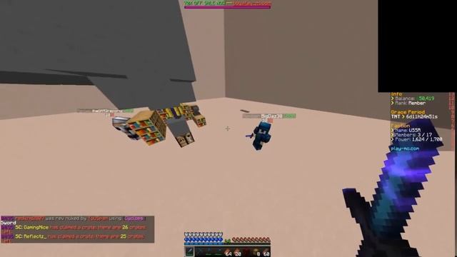 *NEW* FACTIONS SERVER (Custom Enchants, XP Farm, Base Work, Money Making) play-mc.com Minecraft смотреть онлайн