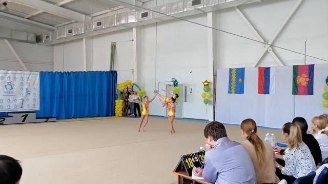 Анапские акробатки на открытом чемпионате по спортивной акробатике в Анапе смотреть онлайн
