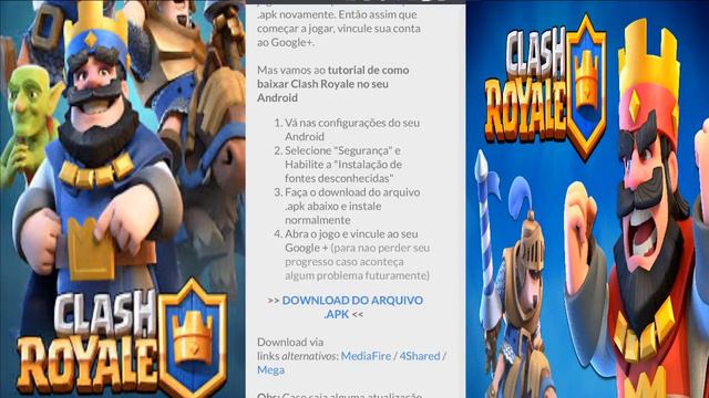 Como Baixar Clash Royale No ANDROID смотреть онлайн