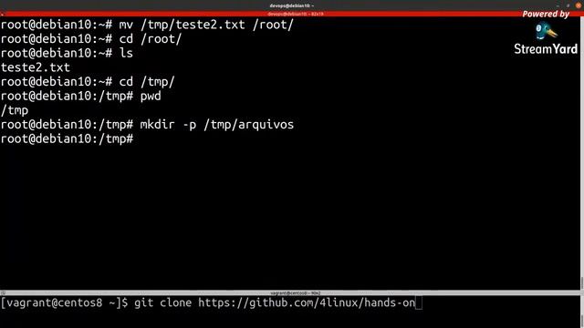 01-Hands-On 4Linux. Ambiente de laboratório/ Linux no terminal/ Primeiros comandos смотреть онлайн