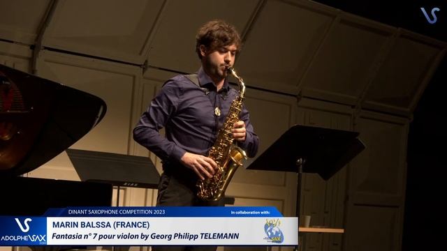 Marin BALSSA (France) plays Fantasie nº7 pour violon by G.P. Telemann смотреть онлайн