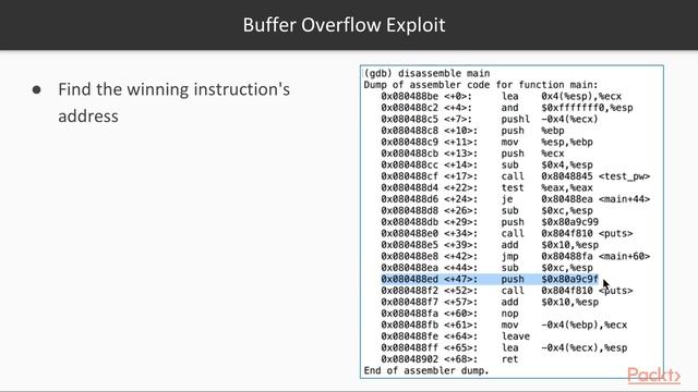 Binary Exploits with Python : Redirecting Execution | packtpub.com смотреть онлайн