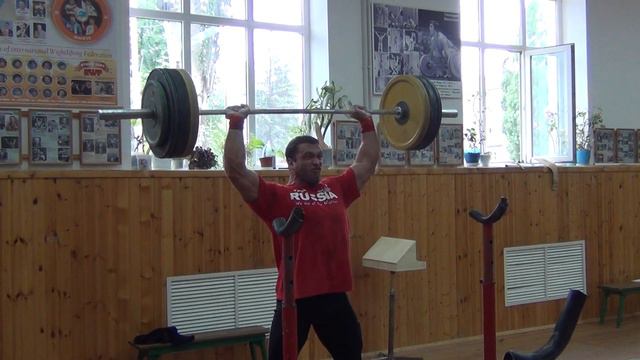 Klokov Dmitry - push 130 kg in Famous Gym 2.07.2013 смотреть онлайн