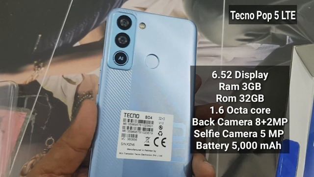 Tecno Pop 5 LTE Unboxing | 3GB-32GB | 17,500 Rs | - iTinbox смотреть онлайн