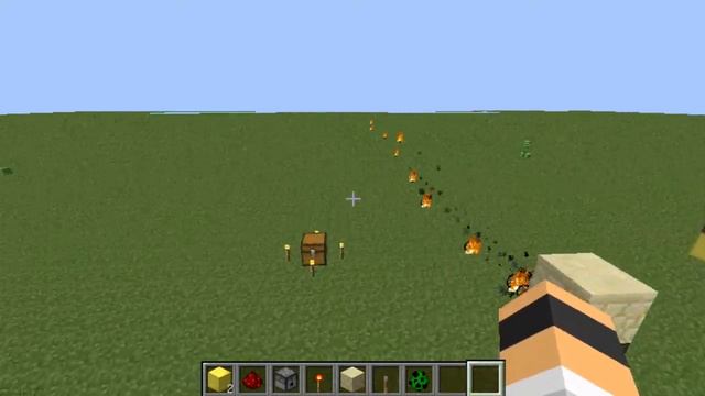 Как сделать огнемет в Minecraft смотреть онлайн