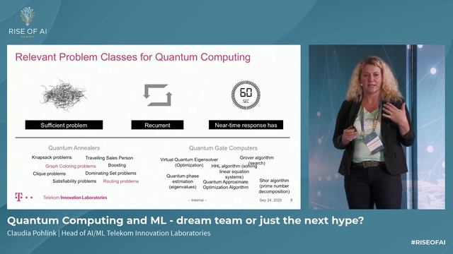 Claudia Pohlink | Quantum Computing and ML dream team or just the next hype? смотреть онлайн