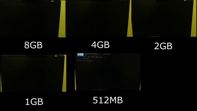 Windows 8 Boot Comparision - 512MB vs 1GB vs 2GB vs 4GB vs 8GB of RAM смотреть онлайн