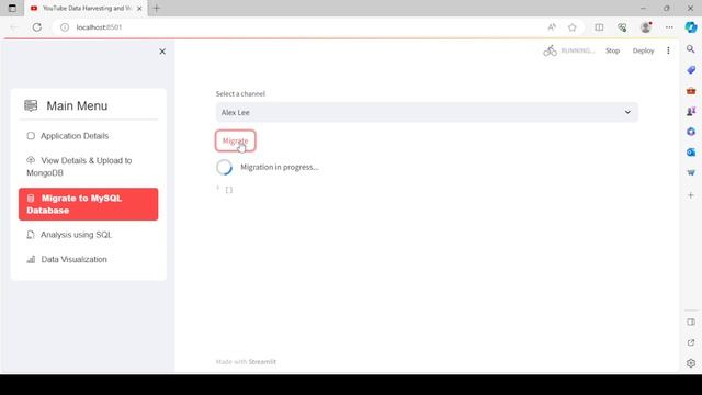 YouTube Data Harvesting and Warehousing-Application Demo смотреть онлайн