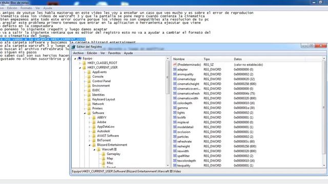 como alegrar el error en la cinemática o vídeo del juego warcraft 3 en pc. смотреть онлайн