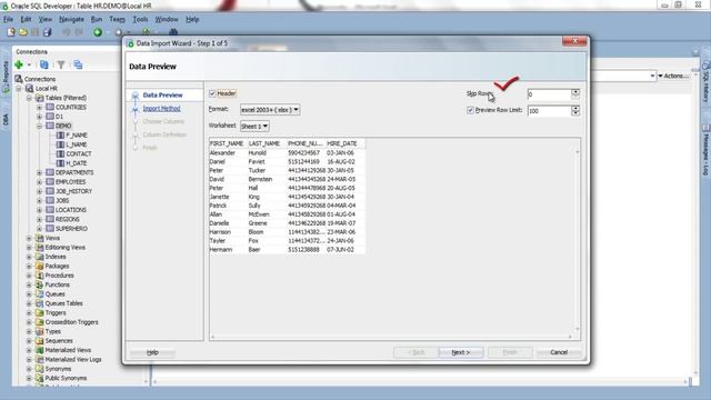 SQL tutorial 44: How to import data from Microsoft Excel to Oracle Database using SQL Developer смотреть онлайн