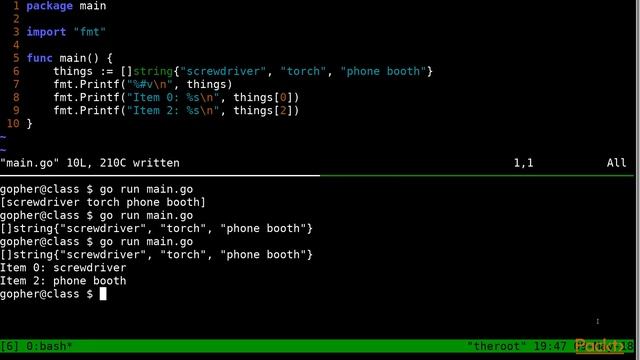 Troubleshooting Go Application Development : Index Errors | packtpub.com смотреть онлайн