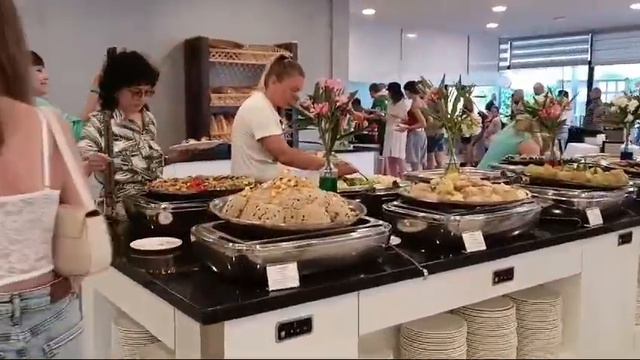 #Турция #Аланья #Конаклы отель Club Wasa Holiday Village**** ужин ресторан столовая смотреть онлайн