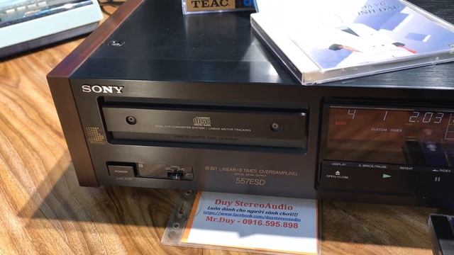 SONY CDP-557ESD Mới 9999,99% CỰC PHÊ / Duy StereoAudio 0916595898