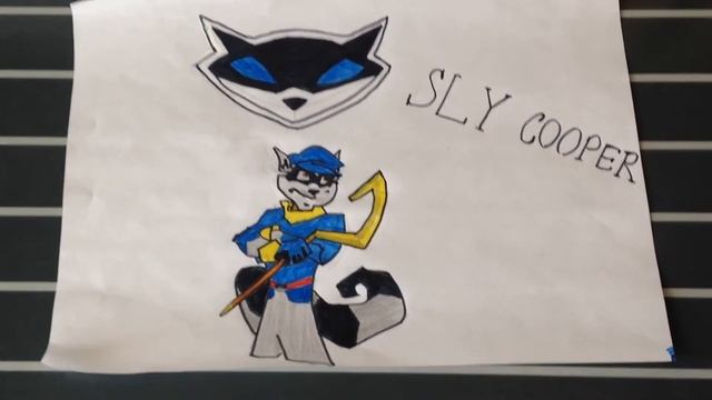 Рисунки мультяшных и игровых героев 2016 ( часть 3 ) Sly Cooper смотреть онлайн