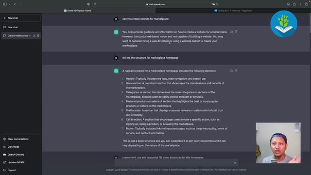 ChatGPT Bisa Bikin Website!!!!!!!!! смотреть онлайн