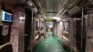 Тематический поезд Русич Музей победы без света на Арбатско-Покровской линии (16.07.2024).