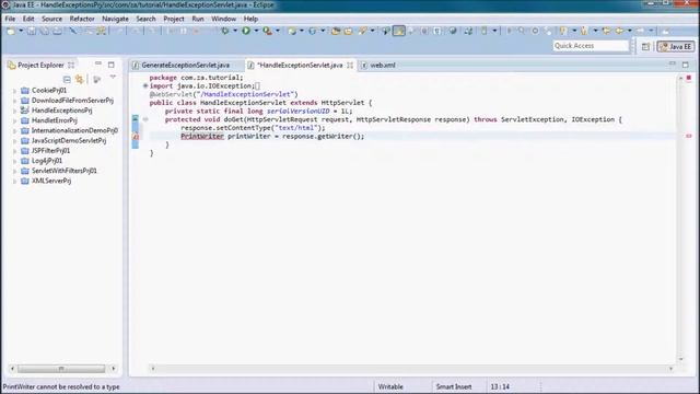 Exception Handling In JAVA Web Applications смотреть онлайн