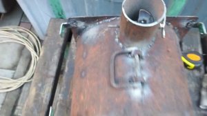 Буржуйка мини из газового баллона