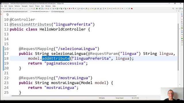Annotazione @SessionAttributes in Spring смотреть онлайн