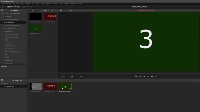 After Effects to DaVinci Resolve смотреть онлайн