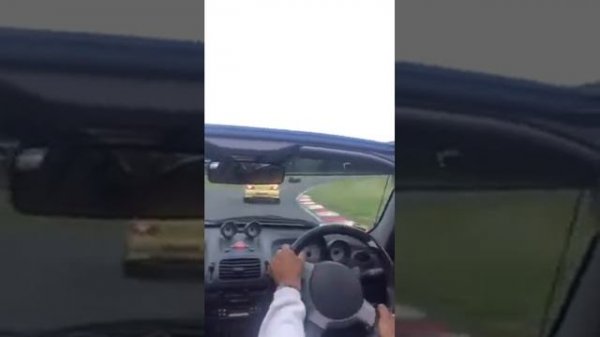 Smart roadster racing at Brands Hatch