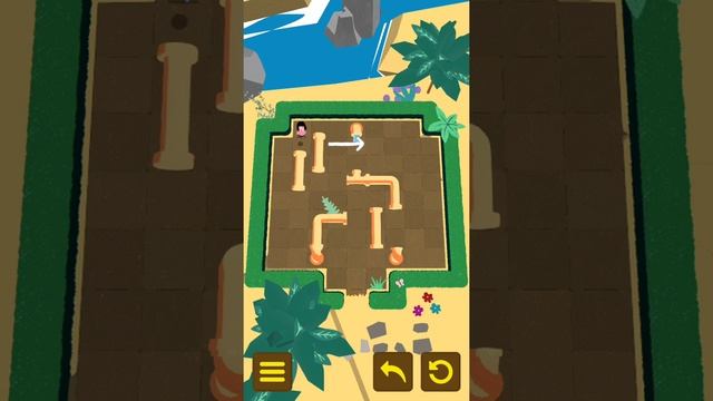 Pipe Push Paradise. Level 7 - No Escape. Walkthrough. смотреть онлайн
