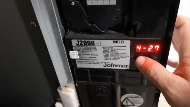 Проверка и сброс ошибок J2000 Jofemar смотреть онлайн