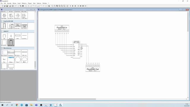 Сортировочная линия в Factory IO и FluidSIM, с подключением через виртуальный сервер. смотреть онлайн