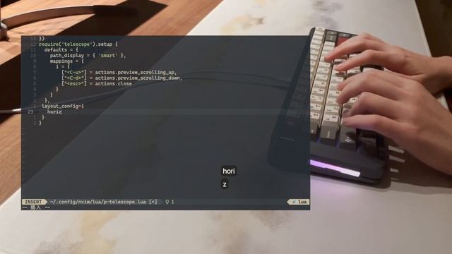 Setup Neovim 0.8 With Me, 1 Hour Typing Sound (ASMR) смотреть онлайн
