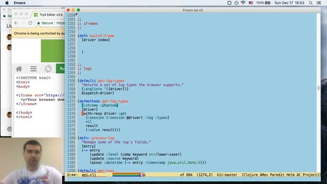 Clojure + Etaoin смотреть онлайн