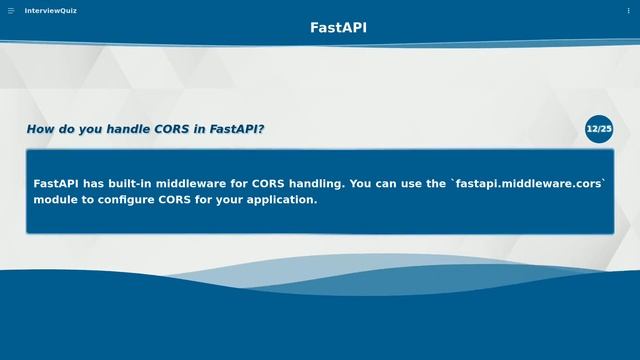 FastAPI Interview Questions and Answers | Top 25 | chatGPT смотреть онлайн