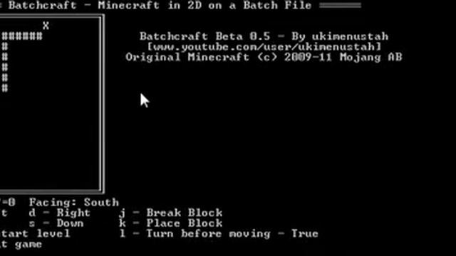 Minecraft на bat файле!!! смотреть онлайн
