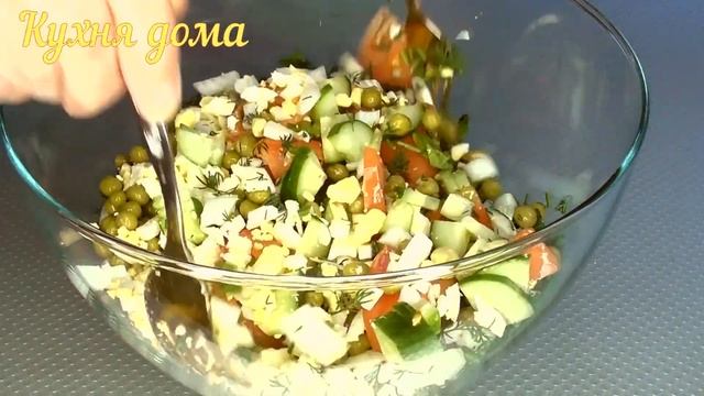 Салат из помидор и огурцов свежих. Салат с яйцом и огурцом. Салат быстро и вкусно на скорую руку. смотреть онлайн
