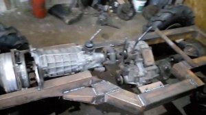 минитрактор рама, кпп  раздатка