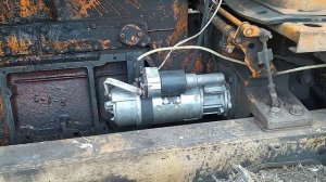 Установка электростартера на трактор Т-130/170 взамен пускового двигателя ПД-23