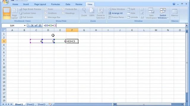 Microsoft Excel 2010 & 2007 Training Tutorial - The Formula Bar смотреть онлайн