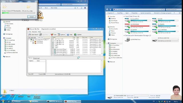 اقوى برنامج فى استعادة المحذوفات حتى لو بعد 100 فورمات Recover My Files смотреть онлайн
