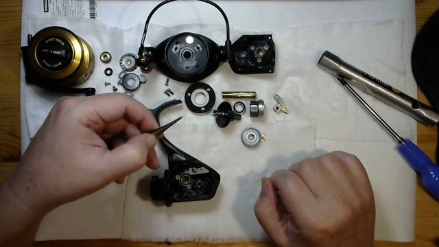 Катушка Penn Spinfisher VI 4500 - ТО своими руками (катушка для левши).