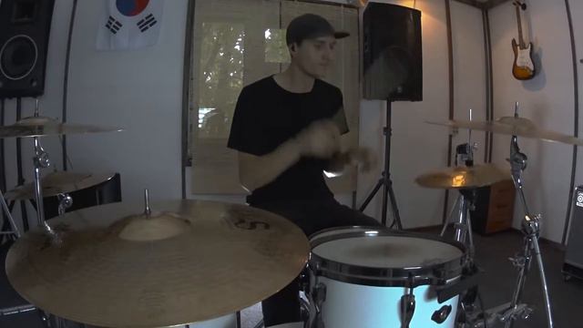 Alexander Kalinin - "Better never than late" by Becoming a hero - drum video смотреть онлайн