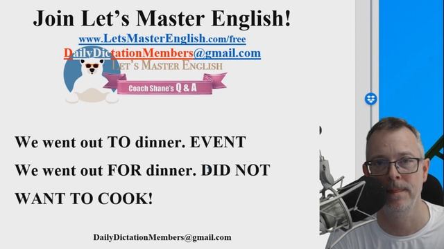 Q&A: We went out TO or FOR dinner? смотреть онлайн