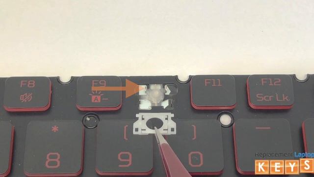 Acer Nitro 5 Keyboard Keycap and hinge clip installation guide смотреть онлайн