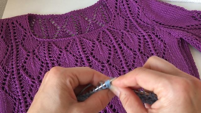 Кофточка из хлопка,,Полина,,//Экспресс Мк(спицы) смотреть онлайн