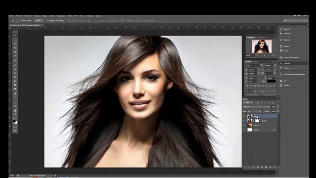 Extracción de cabello Photoshop cs6 смотреть онлайн