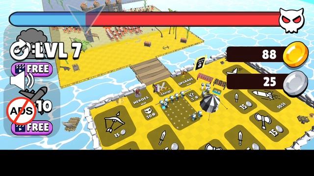 Clash Commander: My Mini Army - Gameplay Walkthrough Part 4 Stick War Army Commander Defense Game смотреть онлайн