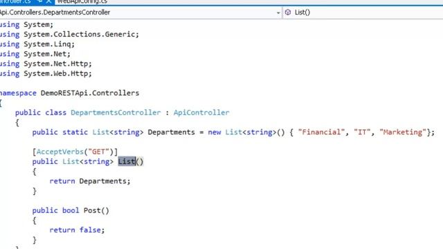 Asp.Net Web API #2 mapeo de verbos HTTP смотреть онлайн